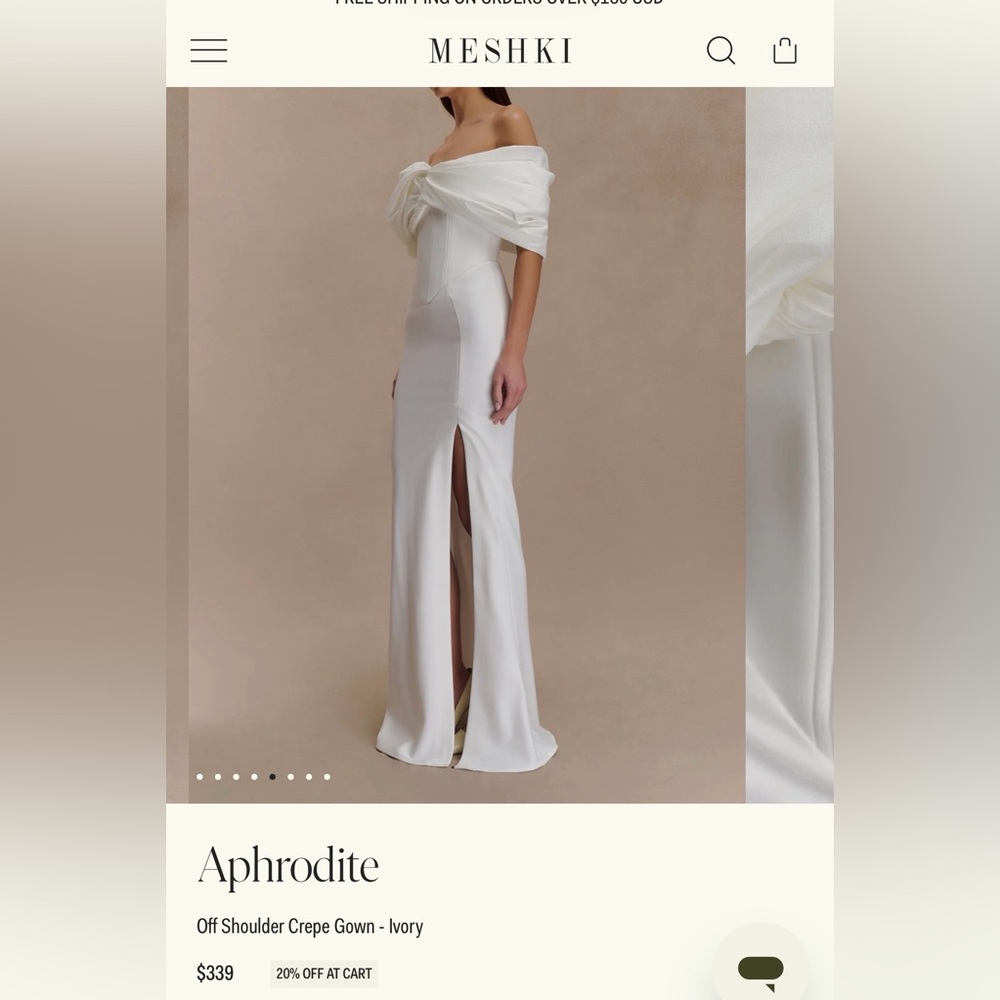 Meshki gown size XXL